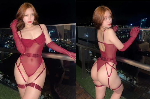 Ăn mặc sexy nứng quá đụ không kịp cởi